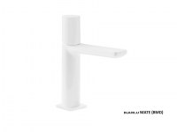 MONOMANDO LAVABO BLANCO MATE LOFT COLORS TRES GRIFERIA